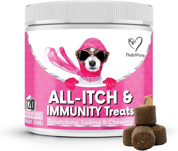 nutripaw all itch immunity treats for dogs 120pcs nutripaw all itch immunity treats for dogs 120pcs