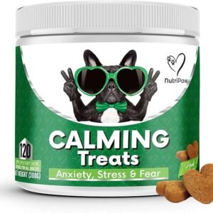 nutripaw calming treats for dogs 120pcs