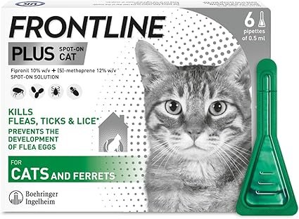 frontline plus spot on for cats 6 pipette frontline plus spot on for cats 6 pipette