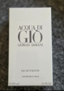 Perfume acqua di gio giorgio armani eau de toilette vaporisateur spray 100ml