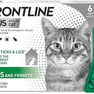 frontline plus spot on for cats 6 pipette
